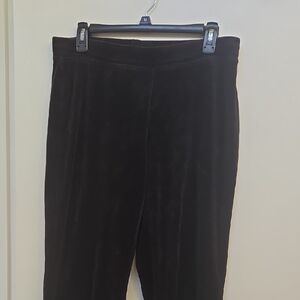 Style & Co Black Velour Sweatpants - Soft Cotton Blend Lounge Joggers